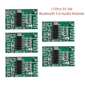 1/5 Adet 5V 3W Bluetooth 5.0 Ses Alıcı Modülü Mono Dijital Ses güç amplifikatörü Kurulu Amp Modülü Bluetooth Alıcı Kurulu