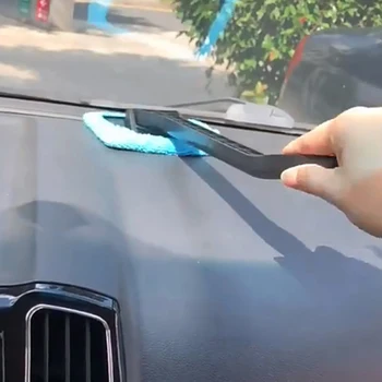 1 adet Araba Pencere Temizleyici Fırça Seti cam sileceği Mikrofiber Silecek Temizleyici Temizleme Fırçası Otomatik Temizleme yıkama aleti Uzun Saplı