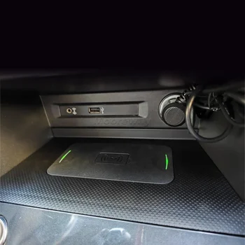 15W Araba Kablosuz Şarj Cihazı VW Tiguan İçin MK2 Subaru Allspace 2017-2021 Şarj Pedi Hızlı Şarj telefon tutucu Aksesuarları İç