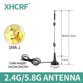 2.4 G 5G 5.8 G wifi sinyal artırıcı Kablosuz Anten WLAN 5X Aralığı Genişletici Manyetik Dağı sinyal anteni Manyetik taban SMA