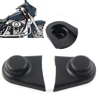 2 Adet Siyah Kauçuk Motosiklet vida somunu Cıvata Kapakları Su Geçirmez Harley Davidson Touring