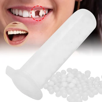 20g Geçici Diş Tamir Boncuk Kırık Dişler Diş Diş Dolgu Malzemesi Gıda Sınıfı Plastik Diş Protez Diş Güzellik Araçları