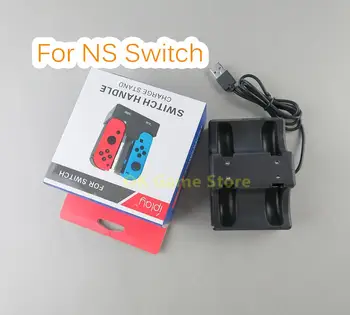 3 adet 4 in 1 şarj doku ile 2-Port USB Hub Nintendo Anahtarı Joy Con için USB Şarj Kolu Şarj Cihazı NS Anahtarı denetleyicisi