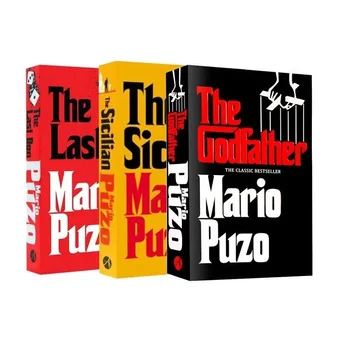3 Kitap / Set Godfather Son Don Sicilya Mario Puzo Orijinal İngilizce Roman Orijinal Roman Godfather En Çok Satanlar