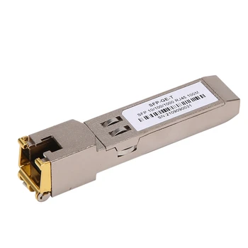 8X SFP Modülü RJ45 Anahtarı Gbıc 10/100/1000 Konnektör SFP Bakır RJ45 SFP Modülü Gigabit Ethernet Bağlantı Noktası