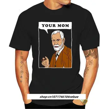 Adam Giyim Online T Shirt Tasarım Annen Freud T Shirt Komik Sigmund Psikoloji Şaka 011362