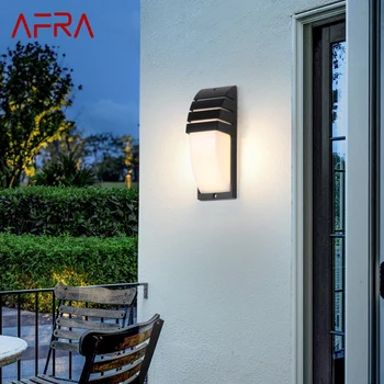 AFRA Modern akıllı aplik ışık çağdaş Sadece IP65 Su geçirmez ındüksiyon duvar iç mekan lambası ve avlu koridor