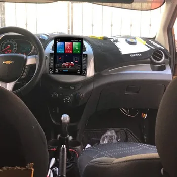 Android 10 128G Navi İçin Chevrolet Spark 2018 2019 2020 Tesla Oyuncu Kafa Ünitesi Araba Stereo Multimedya Ses Radyo Dokunmatik Ekran