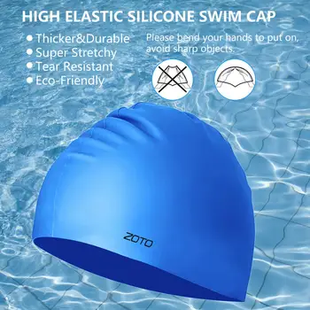 Anti-boğulma 3D Uydurma Yüzme Şapka Kulak Tıkacı burun mandalı Seti Yüzme Kullanımı