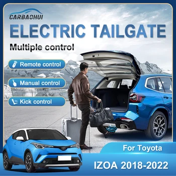 Araba Elektrikli Bagaj Kapağı Otomatik Kaldırma Elektrikli Bagaj Sürücü Uzaktan Kumanda Tekme Sensörü Arka Kapı Güç Kiti Toyota IZOA 2018-2022 İçin