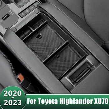 Araba Kol Dayama saklama kutusu Merkezi Konsol Organizatör Konteynerler Tepsi Toyota Highlander İçin XU70 Kluger 2020 2021 2022 2023 Hibrid