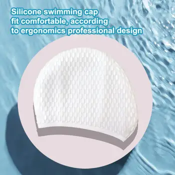 Basit Esnek Yüzme Şapkası Yüzme Şapkası Aşınmaya Dayanıklı Taşıması Kolay