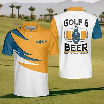 Erkek gömleği Kore Tarzı Spor Erkek Golf polo gömlekler Yaka Düğmesi Üst Kısa Kollu Rahat Yüksek Kaliteli Tee Büyük Boy Tişörtü