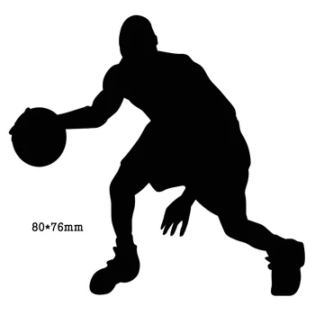 Erkekler Basketbol Oynamak Metal Kesme Ölür 2020 Yeni zanaat Scrapbooking Ölür keser şablon kabartma kağıt kart yapımı şablonu