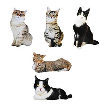 Güzel 3D kedi atmak yastık komik hayvan Cosplay yastık çocuklar ve kedi severler için