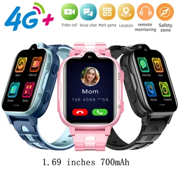 K15 4G akıllı saat Çocuklar GPS WIFI Görüntülü Görüşme SOS 30M Su Geçirmez Çocuk Smartwatch Yeni kamera monitörü İzci Konumu telefon İzle
