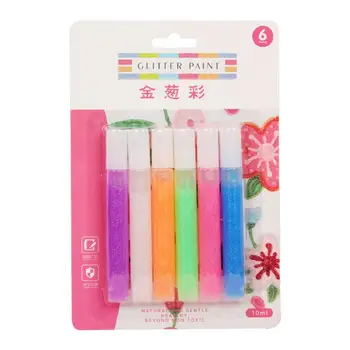 Kabarcık Kalemler Baskı Kabarcık Kalem 6 renkli Büyülü Kalemler Kızlar İçin Kabarcık Renk boya kalemi DIY Kabarcık Çizim Kalemleri 3D Sanat Güvenli Kalem