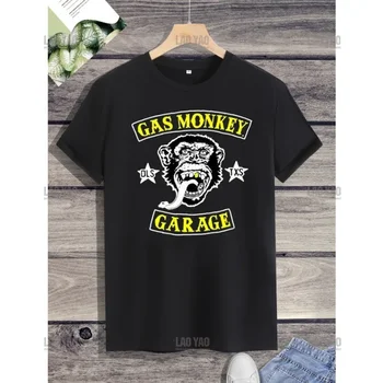 Klasik Yüksek Kaliteli Maymun Garaj T-shirt Erkekler Rahat Grafik Harajuku Sokak Moda Hipster Sıcak Satış