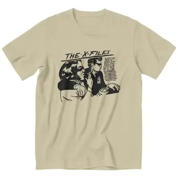 Komik X Dosyaları T Shirt Erkek Saf Pamuk Tee Üstleri Film Film Tişörtleri Kısa Kollu Yaz Kentsel Moda streetwear tişört Merch