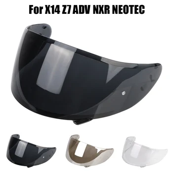 Motosiklet Kask Aksesuarları Tam Yüz Motosiklet Kaskları İçin X14 Z7 ADV NXR Kask Lens Cam Kask Siperliği