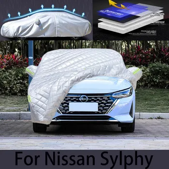 Nissan Slyphy için Araba dolu koruma kapağı yağmur koruması çizilmeye karşı koruma boya soyma koruma araba giyim