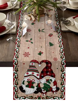 Noel Kış Cüce Ağacı Kar Tanesi Ev Dekor Masa Koşucu Düğün Dekorasyon Masa Örtüsü Mutfak Masa Placemats