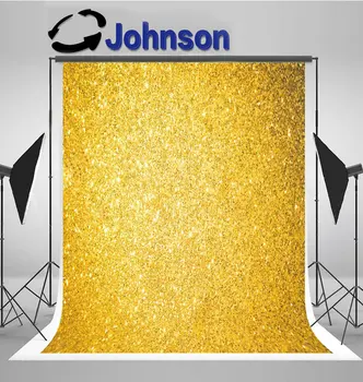 Parlak Altın Glitter Doku Sparkly Pullu Noel fotoğraf arka fonu Bilgisayar baskı düğün arka plan