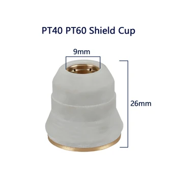 PT60 PT40 Plazma Kesme Meşale Sarf Malzemeleri İpuçları İpucu Kalkanı Kupası Stand-Off Plazma Kesme Meşale Parçaları