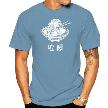 Ramen T-Shirt Japon Erişte Ramen Jiro Gömlek japon gıda Japonya El Baskılı Serin Rahat gurur t gömlek erkek Unisex Yeni