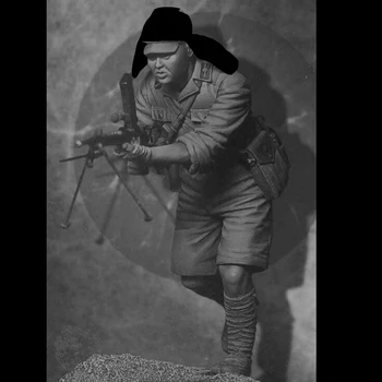 Reçine asker 1/24 MODERN adam standı Modeli Demonte Boyasız Şekil Yapı Kiti