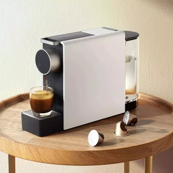 S1201 Kapsül Kahve Makinesi Otomatik Küçük Espresso Kahve Makinesi Ev Ofis İçin 620ml Su Deposu Ev Aletleri