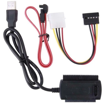 SATA / PATA / IDE Sürücü USB 2.0 Adaptörü dönüştürücü kablosu İçin 2.5 / 3.5 İnç Sabit Disk Sıcak Dünya Çapında Adaptörü dönüştürücü kablosu
