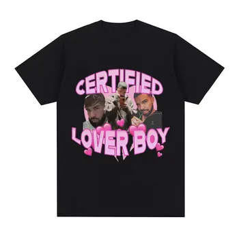 Sertifikalı Sevgilisi Çocuk Müzik Albümü T Shirt Komik Rapçi Drake Meme grafikli tişört erkek Hip Hop Moda Büyük Boy pamuklu tişört