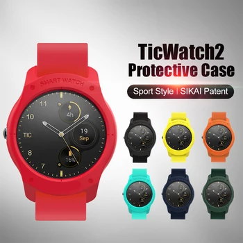 SIKAI İçin Ticwatch 2 Sert PC Kabuk Ekran Koruyucu Kapak için Ticwatch 2 İzle akıllı saat Aksesuarları