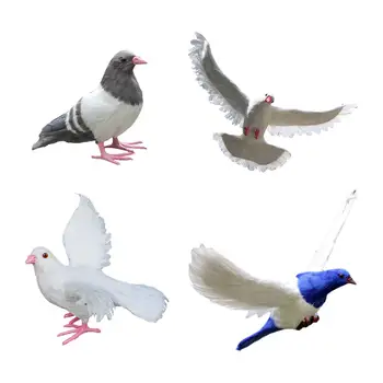 Simülasyon Güvercin Heykeli Sanat Dekoratif Taklit Kuş Modeli Bahçe Heykelleri Güvercin Heykel Parti Koridor Çim Yard Arka Bahçe