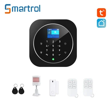 Smartrol GSM WiFi güvenlik Alarm sistemi Güvenlik Koruma Sensörü Kiti Ev Alarm Sistemi için Tuya Akıllı Yaşam Güvenlik Alarm Seti