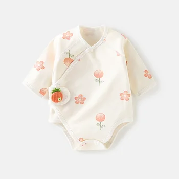 Toptan 10 adet Güzel Modeller Yumuşak Pamuklu bebek tulum takımı Kız Erkek Toddler 0-14 Ay Bebek Bebek Pijama Erkek Bebek Giysileri