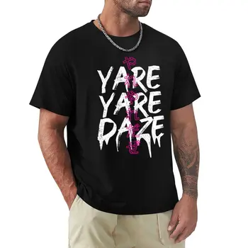 Unisex rahat tişörtleri üst Yare Yare Daze T-Shirt o-boyun t-shirt Anime t-shirt erkek t shirt grafik erkek moda tişörtler