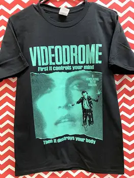 VİDEODROME-Film Gömlek, yeniden basılmış tişört TE4362 uzun kollu