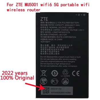 Yeni 3.85 V Orijinal 4500mAh Li3945T44P4h815174 Pil İçin ZTE MU5001 wifi 6 5G taşınabilir wifi kablosuz router