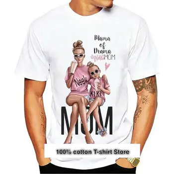 Yeni Kadın günlük t-Shirt Anne Aşk Anne Kızı Baskılı 2021 Yaz moda üst giyim Gevşek Boyutu Tee Gömlek