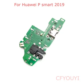 Yeni yuva konnektörü USB şarj aleti şarj portu Flex Kablo Yedek Parça Için Huawei P Akıllı 2019 şarj portu Flex Kablo