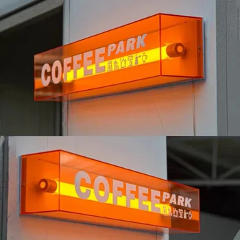 Özel Akrilik LED neon ışık reklam yazı aydınlık işareti desen özel kapı billboard
