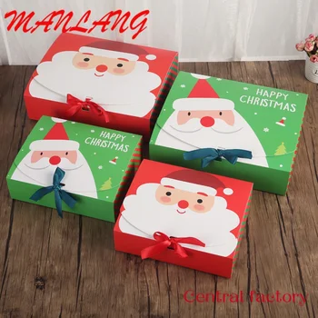 Özel Özel Logo Baskılı Kozmetik Ambalaj Karton Kutu Merry Decorations Katlanır Hediye Kutuları